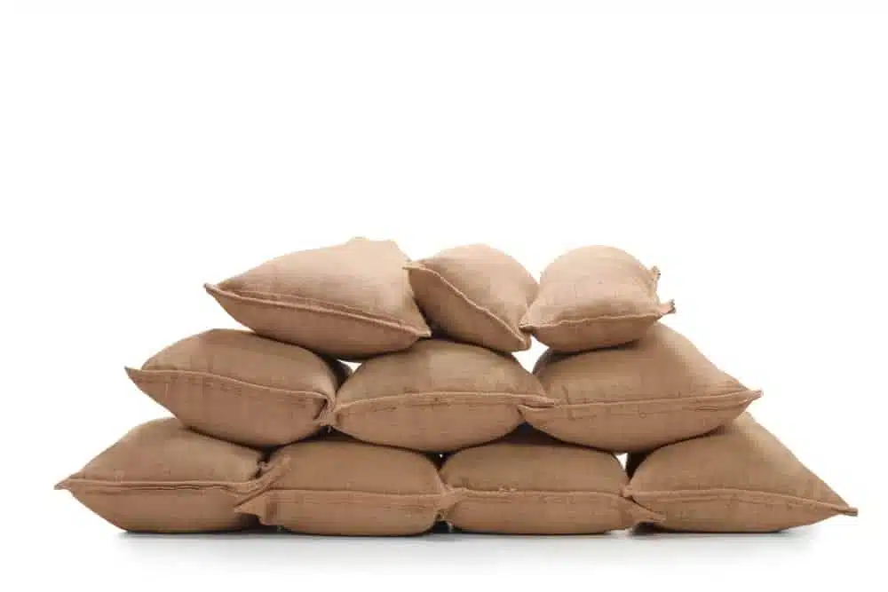 jute sand bags