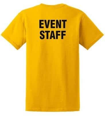 event shirt printing